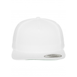 Casquette Classic 5 Panel Snapback FL6007 - WHITE personnalisable - Vue de face