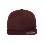 Casquette CLASSIC SNAPBACK FL6089M - MAROON personnalisable - Vue de face