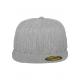 Casquette Premium 210 Fitted FL6210 - HEATHER personnalisable - Vue de face
