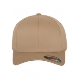 Casquette Flexfit Wooly Combed FL6277 - KHAKI personnalisable - Vue de face