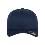Casquette Flexfit Wooly Combed FL6277 - NAVY personnalisable - Vue de face