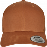 Casquette retro trucker FL6606 - Caramel personnalisable - Vue de face