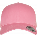 Casquette retro trucker FL6606 - PINK personnalisable - Vue de face