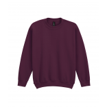Sweat-shirt enfant col rond Heavy Blend™ GI18000B - Maroon personnalisable - Vue de face