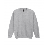 Sweat-shirt enfant col rond Heavy Blend™ GI18000B - Sport Grey personnalisable - Vue de face