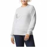 Sweat-shirt col rond Heavy Blend™ GI18000 - Ash personnalisable - Vue de face