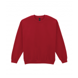 Sweat-shirt col rond Heavy Blend™ GI18000 - Cherry Red personnalisable - Vue de face