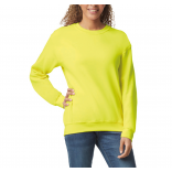 Sweat-shirt col rond Heavy Blend™ GI18000 - Safety Yellow personnalisable - Vue de face