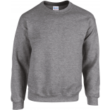 Sweat-shirt col rond Heavy Blend™ GI18000 - Graphite Heather personnalisable - Vue de face