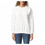 Sweat-shirt col rond Heavy Blend™ GI18000 - White personnalisable - Vue de face