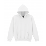 Sweat-shirt enfant capuche Heavy Blend™ GI18500B - White personnalisable - Vue de face