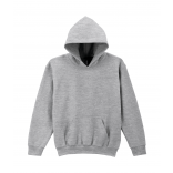 Sweat-shirt enfant capuche Heavy Blend™ GI18500B - Sport Grey personnalisable - Vue de face