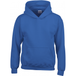 Sweat-shirt enfant capuche Heavy Blend™ GI18500B - Royal Blue personnalisable - Vue de face