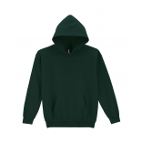 Sweat-shirt enfant capuche Heavy Blend™ GI18500B - Forest Green personnalisable - Vue de face