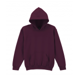 Sweat-shirt enfant capuche Heavy Blend™ GI18500B - Maroon personnalisable - Vue de face