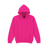 Sweat-shirt enfant capuche Heavy Blend™ GI18500B - Heliconia personnalisable - Vue de face