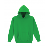 Sweat-shirt enfant capuche Heavy Blend™ GI18500B - Irish Green personnalisable - Vue de face
