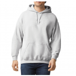 Sweat-shirt capuche Heavy Blend™ GI18500 - Ash personnalisable - Vue de face