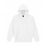 Sweat-shirt capuche Heavy Blend™ GI18500 - White personnalisable - Vue de face