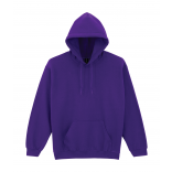 Sweat-shirt capuche Heavy Blend™ GI18500 - Purple personnalisable - Vue de face