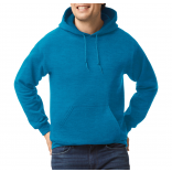 Sweat-shirt capuche Heavy Blend™ GI18500 - Antique Sapphire personnalisable - Vue de face