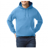 Sweat-shirt capuche Heavy Blend™ GI18500 - Carolina Blue personnalisable - Vue de face
