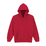 Sweat-shirt capuche Heavy Blend™ GI18500 - Cherry Red personnalisable - Vue de face