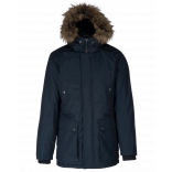 Parka grand froid K621 - Navy personnalisable - Vue de face