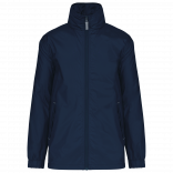 Coupe-vent doublé homme K632 - Navy personnalisable - Vue de face