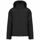 Parka softshell doublée capuche homme K650 - Black personnalisable - Vue de face