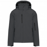 Parka softshell doublée capuche homme K650 - Titanium personnalisable - Vue de face