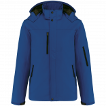 Parka softshell doublée capuche homme K650 - Dark Royal Blue personnalisable - Vue de face