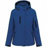 Parka softshell doublée capuche femme K651 - Dark Royal Blue personnalisable - Vue de face