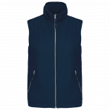 Bodywarmer doublé polaire homme K659 - Navy personnalisable - Vue de face