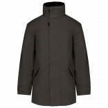 Parka doublure matelassée K677 - Dark Grey personnalisable - Vue de face