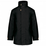 Parka doublure matelassée K677 - Black personnalisable - Vue de face