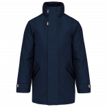 Parka doublure matelassée K677 - Navy personnalisable - Vue de face