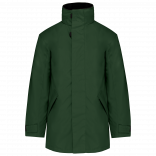 Parka doublure matelassée K677 - Forest Green personnalisable - Vue de face