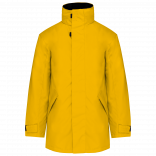 Parka doublure matelassée K677 - Yellow personnalisable - Vue de face