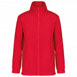 Coupe-vent doublé homme K687 - Red personnalisable - Vue de face
