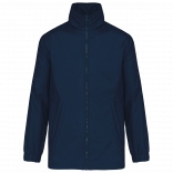 Coupe-vent doublé homme K687 - Navy personnalisable - Vue de face