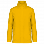 Coupe-vent doublé homme K687 - Yellow personnalisable - Vue de face