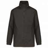 Coupe-vent doublé homme K687 - Dark Grey personnalisable - Vue de face