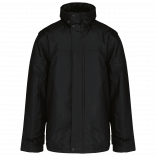 Blouson manches amovibles homme K693 - Black personnalisable - Vue de face
