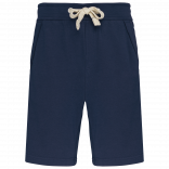 Bermuda French Terry unisexe K710 - Navy personnalisable - Vue de face