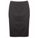 Jupe droite K732 - Anthracite Heather personnalisable - Vue de face