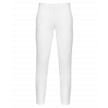 Pantalon chino homme K740 - White personnalisable - Vue de face
