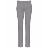 Pantalon chino femme K741 - Fine Grey personnalisable - Vue de face
