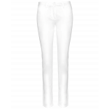 Pantalon chino femme K741 - White personnalisable - Vue de face