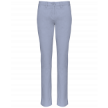 Pantalon chino femme K741 - Kentucky Blue personnalisable - Vue de face